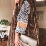 Bronze Leather Butterfly Crossbody