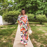 Olive Rose Printed Challis Maxi