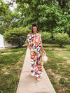 Olive Rose Printed Challis Maxi