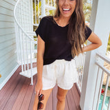 Cream Tapestry Short