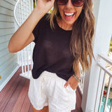 Cream Tapestry Short