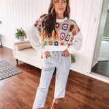 Washed Denim Stripe Twill Pant