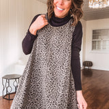 Leo Double Double Scoop Mini Dress