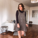 Leo Double Double Scoop Mini Dress