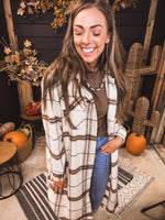 Olive + Black Plaid Shacket