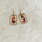 Floral Freedom Gold Flower Drop Earring