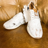 Morgan Cowhide Fringe Tennie