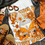 Good Vibes + First Downs Graphic Tee