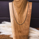 18 IN GOLD BALL CHAIN NECKLACE