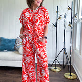 Tomato Tropical Knit Pant + Dolman | Sold as Separates