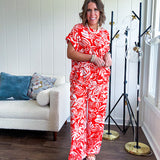 Tomato Tropical Knit Pant + Dolman | Sold as Separates