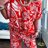 Tomato Tropical Knit Pant + Dolman | Sold as Separates