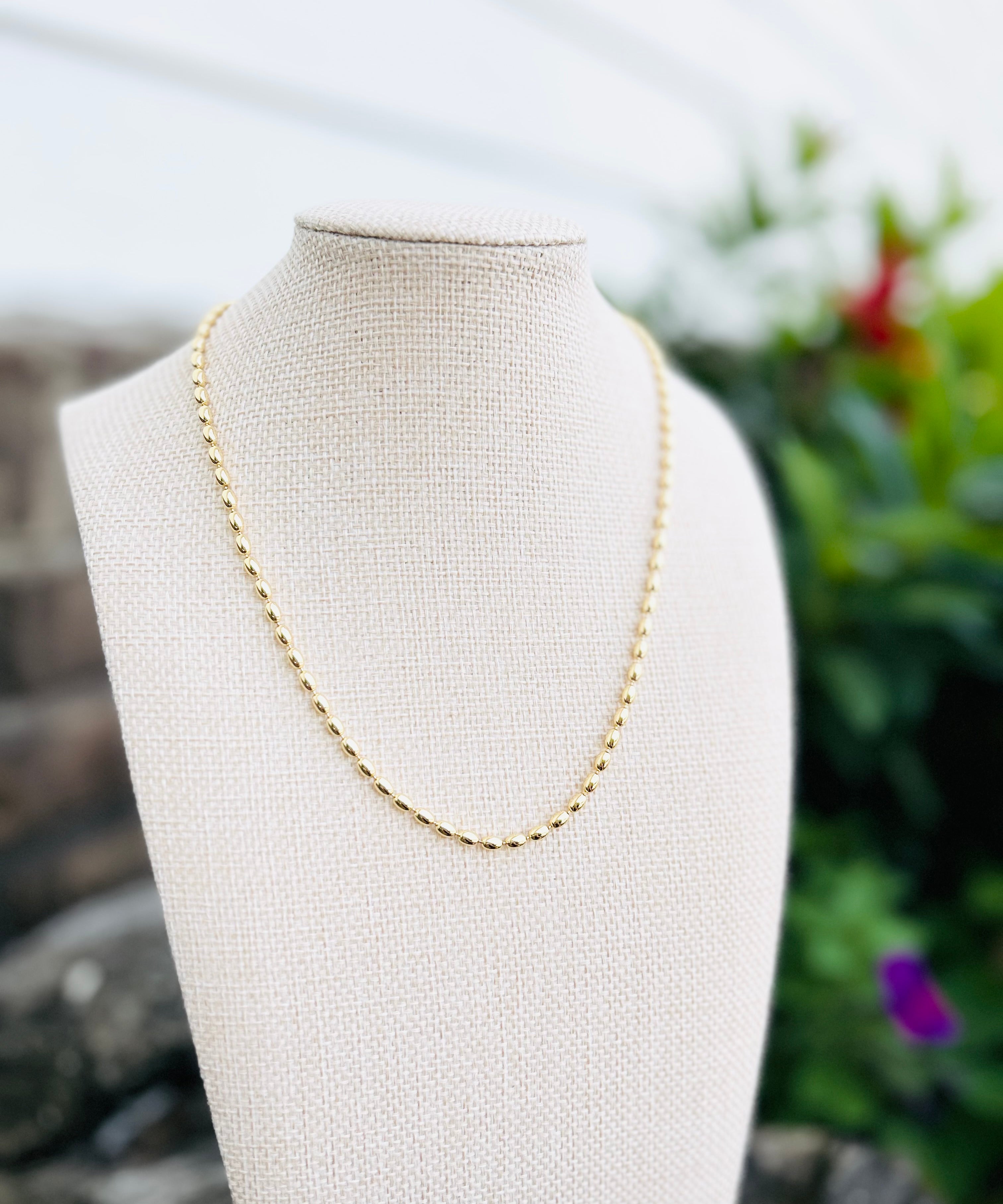 TLD Charm Bar Necklace