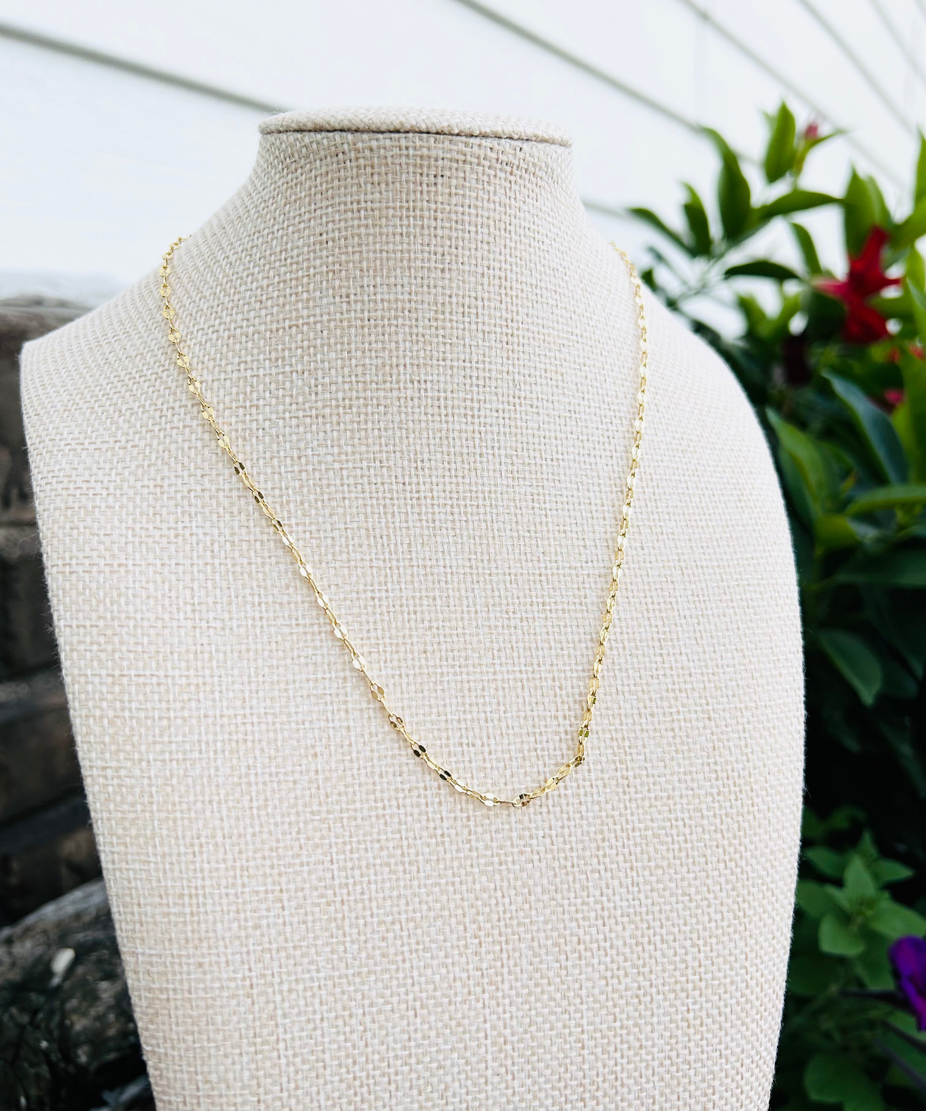 TLD Charm Bar Necklace