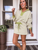 Avocado Striped Skort