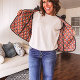 Black Lightweight Quilted Flutter Vest