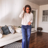 Hacci Raglan Sleeve Cozy Pullover