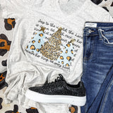 Oatmeal Joy To The World V Neck