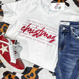 Christmas Things | Vintage White Tee