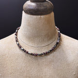 Torpedo Purple Spiny + Sterling Silver Pearls | 14"