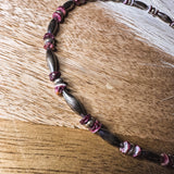 Torpedo Purple Spiny + Sterling Silver Pearls | 14"