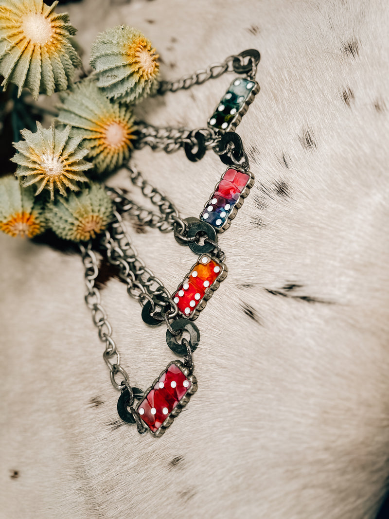 Cosmic Domino Necklace