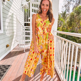 Macaron Floral Breezy Jumpsuit