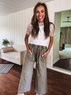 Olive Mineral Wash Terry Knit Sweatpant