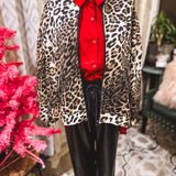 Cardinal Button Front Drop Hem