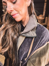 Olive Washed Layered Jacket