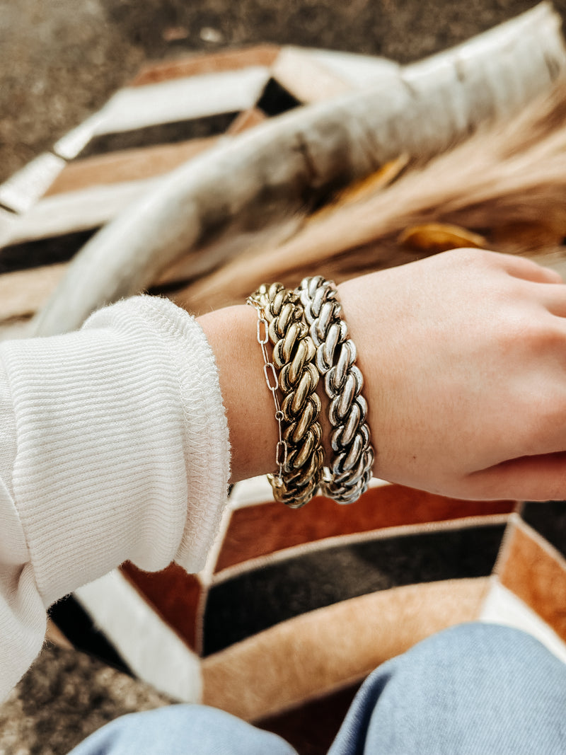 Twisted Braid Stretch Bracelet