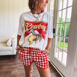 White Cowboy Leo Frame Tee
