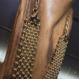 Adriella Necklace | Black Gold