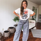 Rustic Denim Barrel Pant