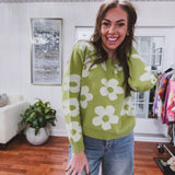 DAISY SWEATER GREEN
