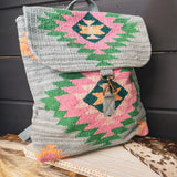 WOVEN AZTEC ALL PURPOSE BACKPAK