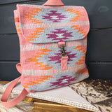 WOVEN AZTEC ALL PURPOSE BACKPAK