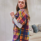 In Check Sherpa Multi Zip Up