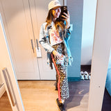 Boujee Lady Red Stripe Leo Pant
