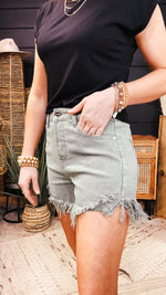 Goodness Side Step Hem Shorts