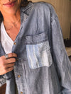 Denim Mix & Match Sunshine Chambray Patch Jacket