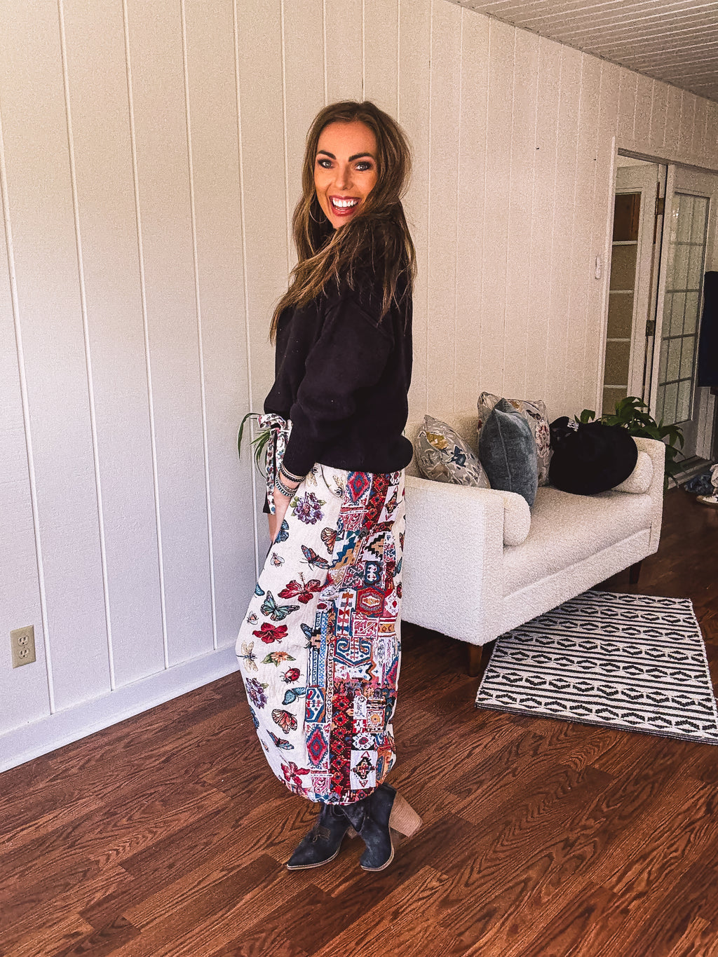 A New Season Flutter Jacquard Jogger
