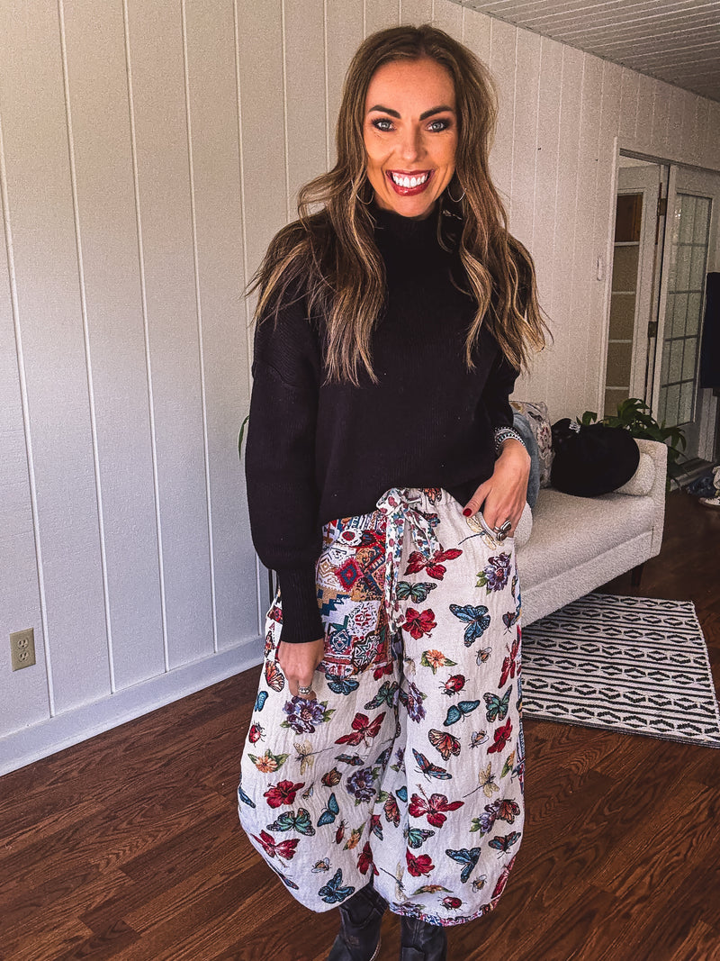 A New Season Flutter Jacquard Jogger