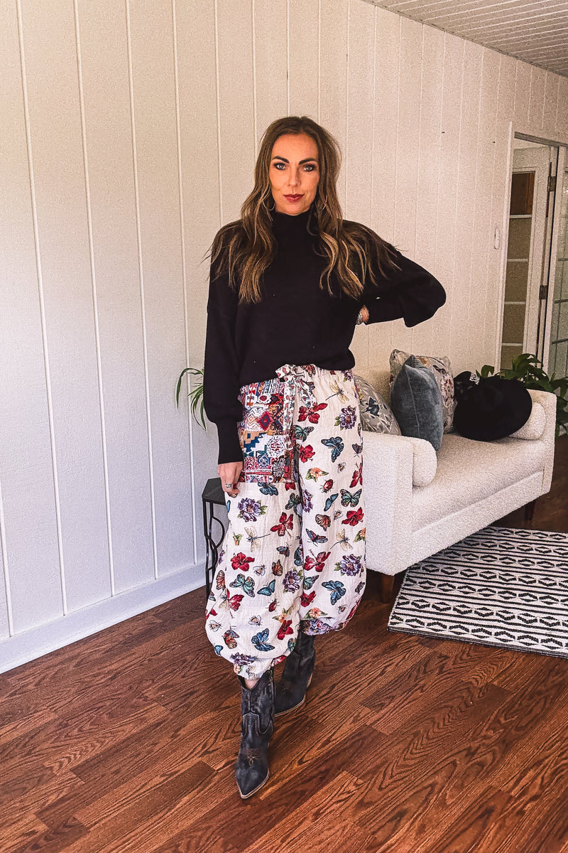 A New Season Flutter Jacquard Jogger