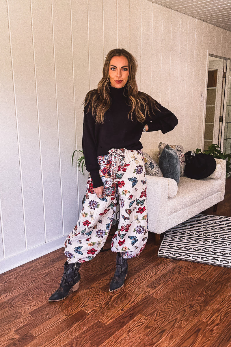 A New Season Flutter Jacquard Jogger