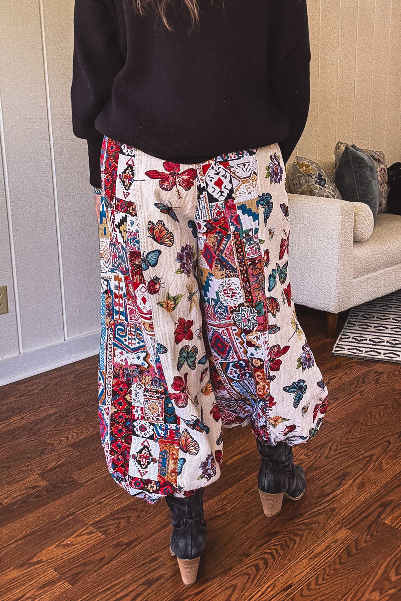 A New Season Flutter Jacquard Jogger
