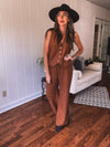 Toffee Texture Knit Vest