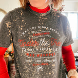 Under The Tree Green Bleached Tee