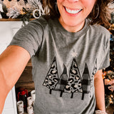 Olive Leo + Plaid Christmas Tree Tee