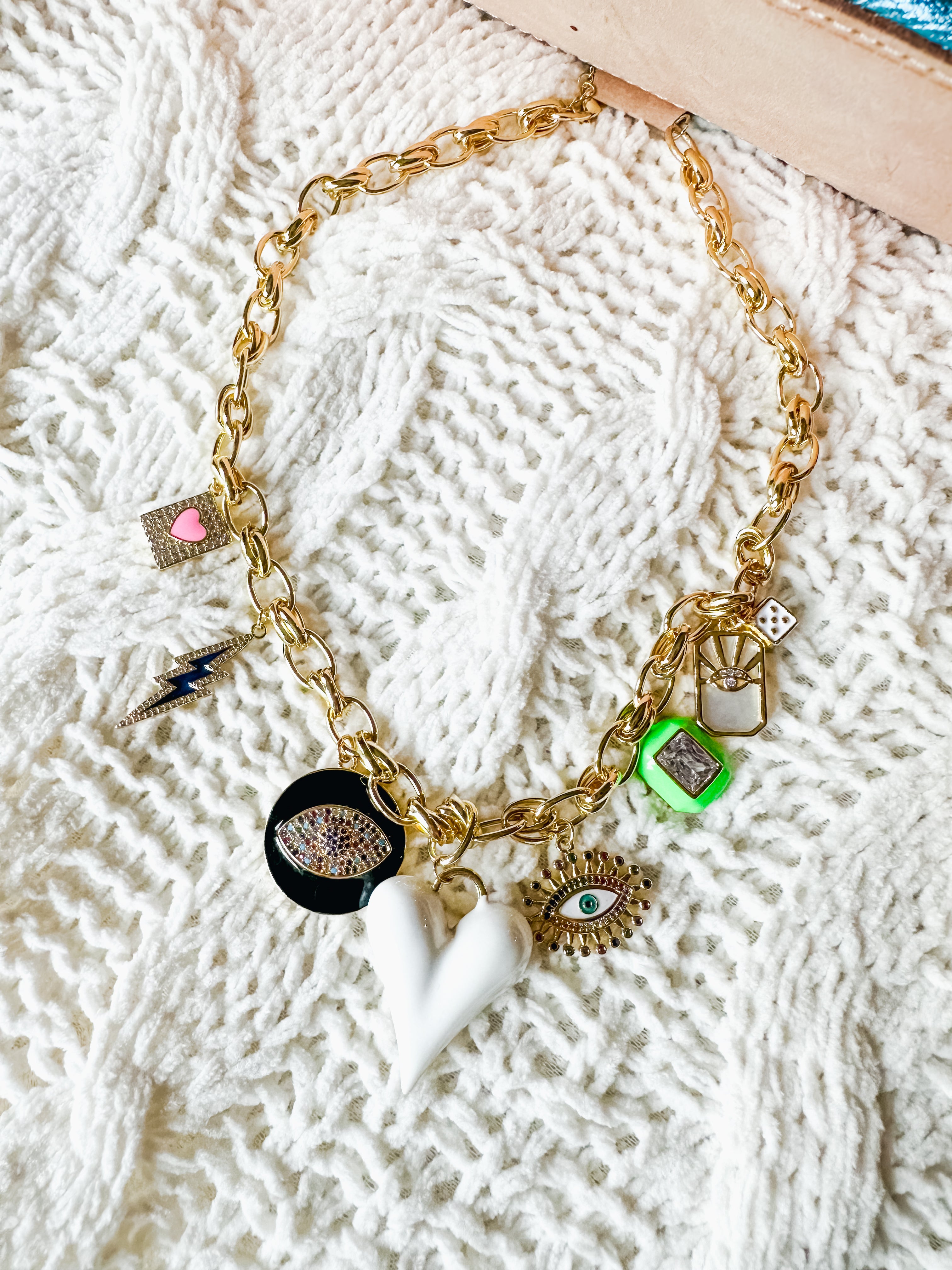 Funky is For Me Charm Necklace